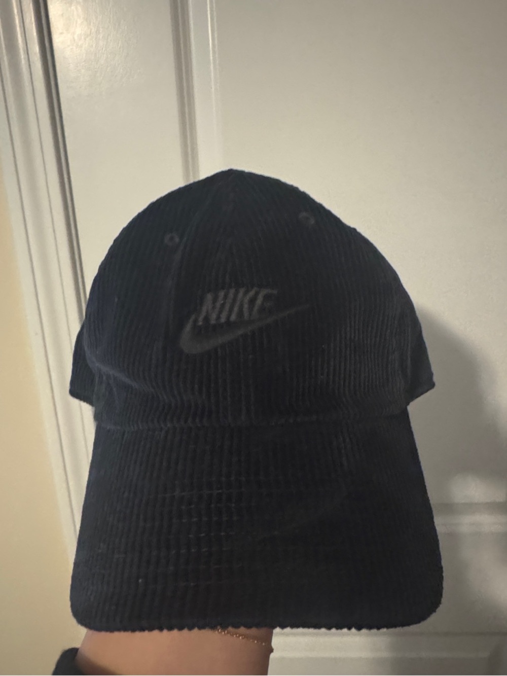 Nike Corduroy Dad Hat Black